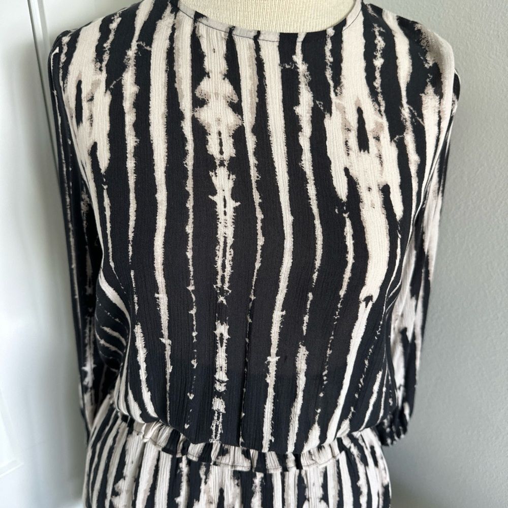Bella Dahl Raglan Mini Dress Womens size S Black Elastic Waist NWOT - Picture 5 of 6
